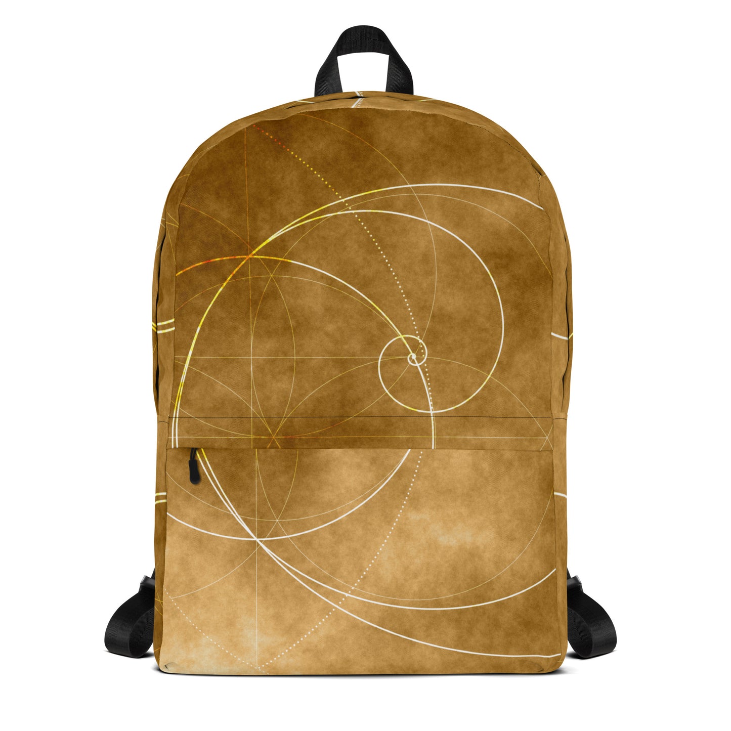 Golden Spiral Glow Backpack