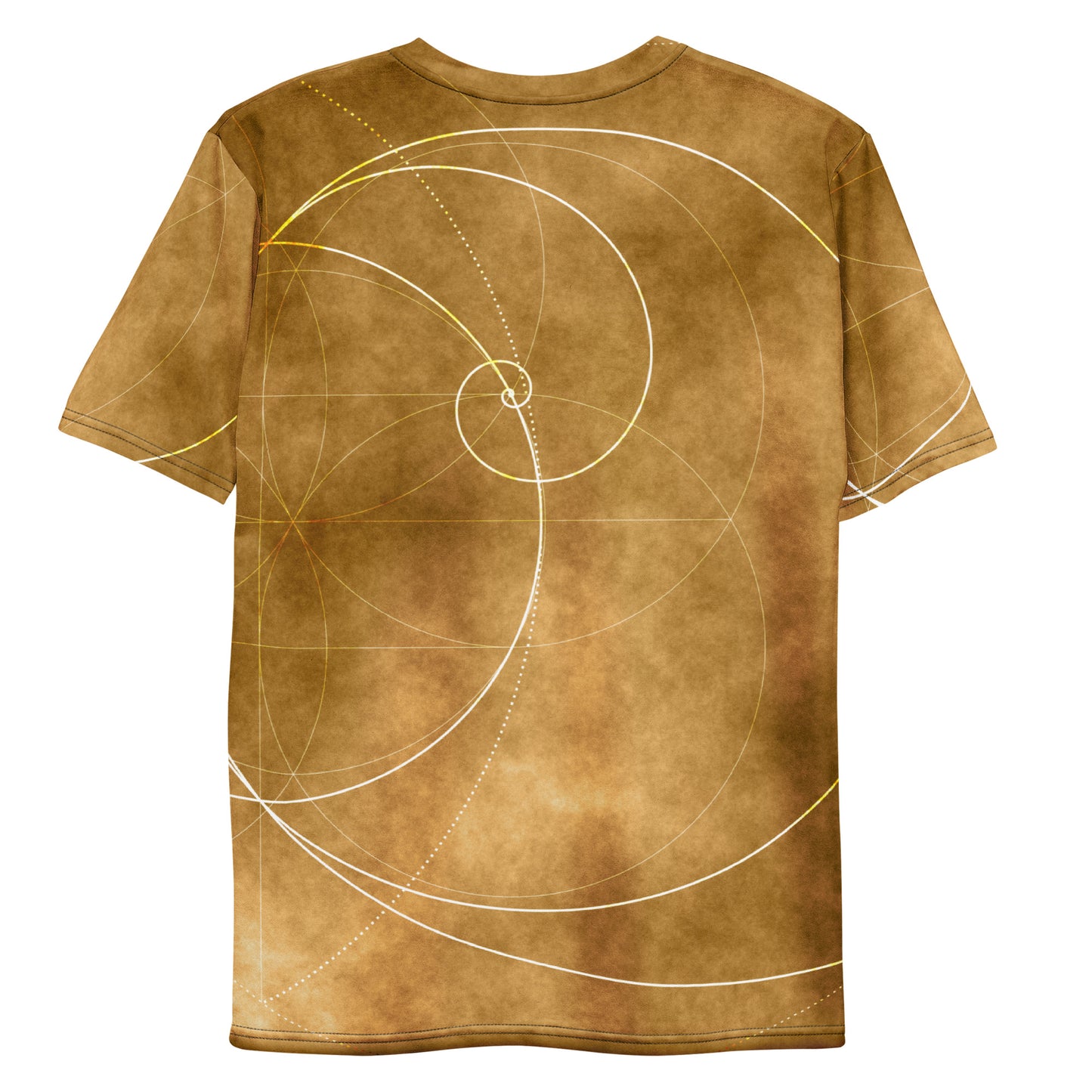 Golden Spiral Glow T-shirt