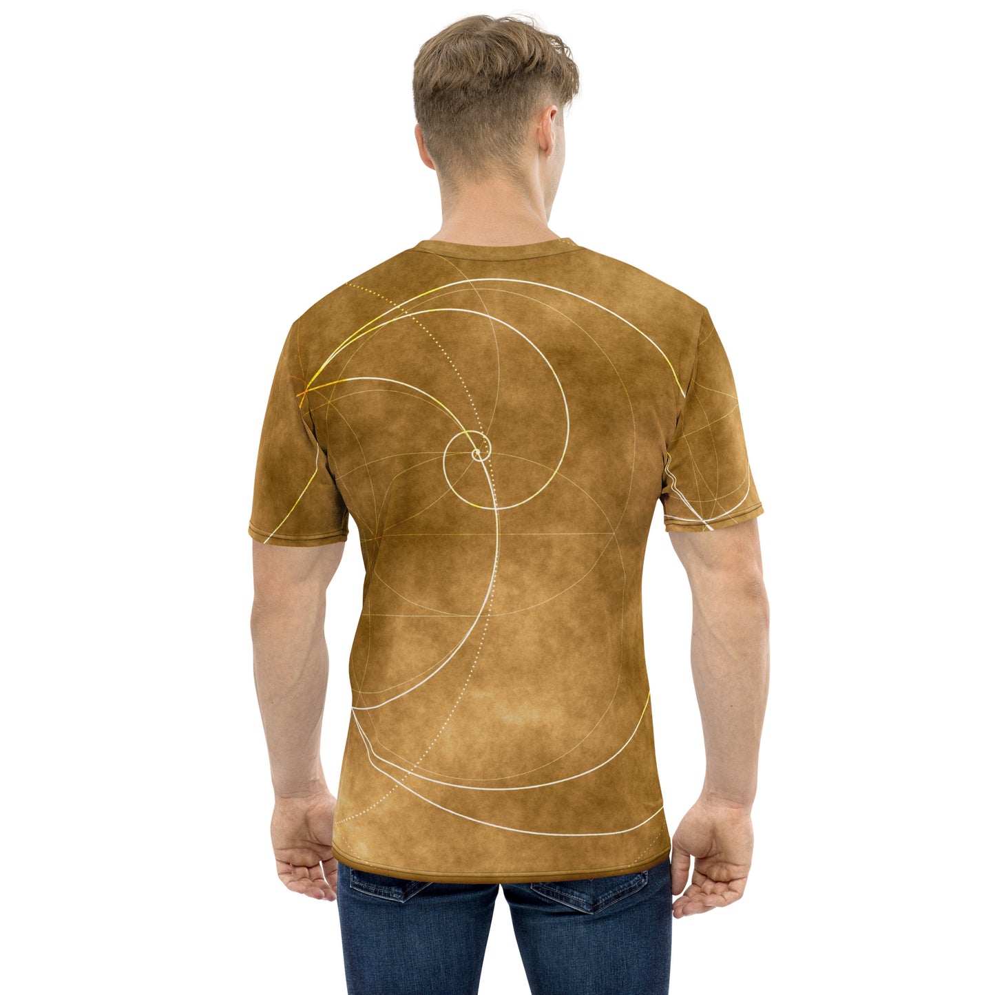 Golden Spiral Glow T-shirt