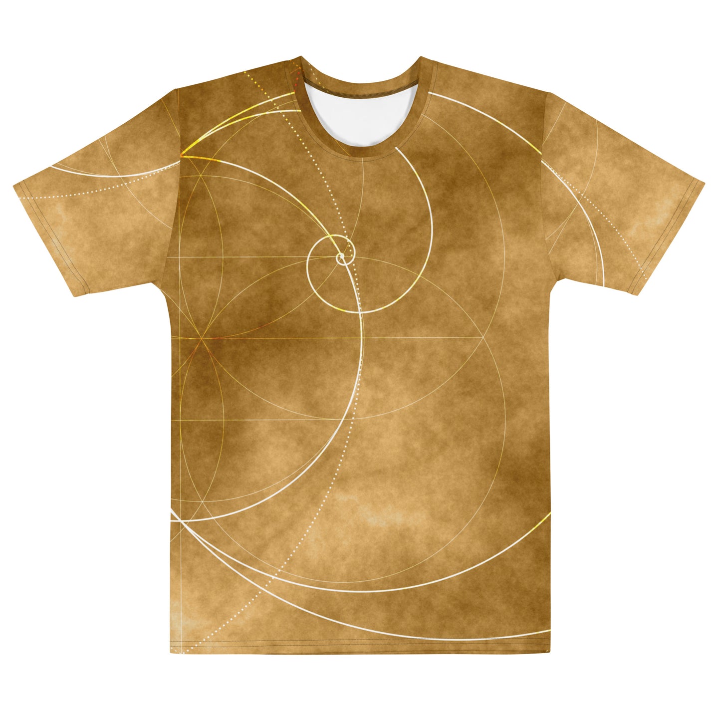 Golden Spiral Glow T-shirt