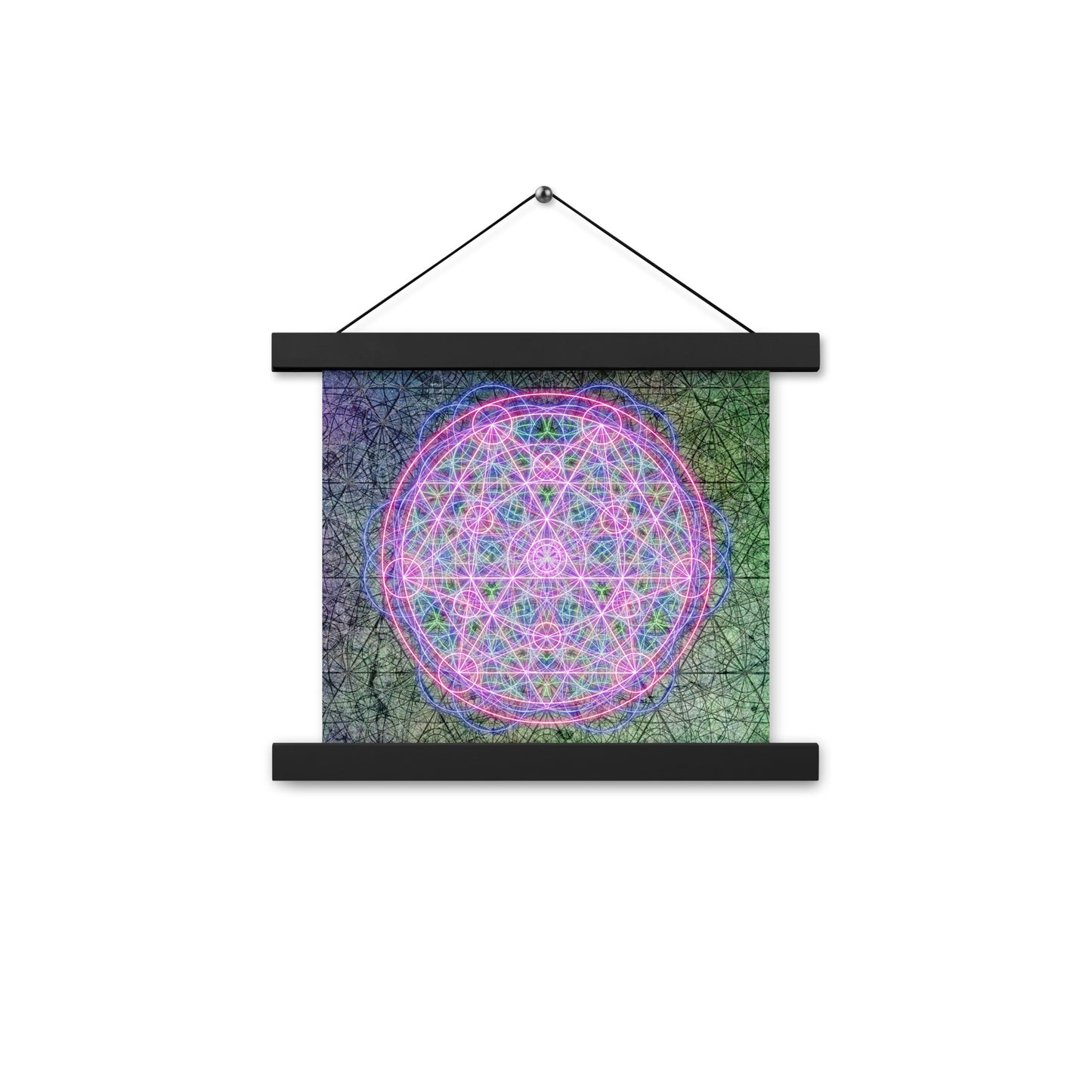 Sacred Mandala Print with Hangers