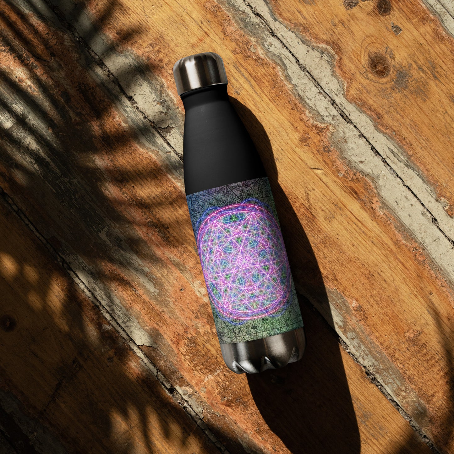 Sacred Mandala Stainless steel water bottle