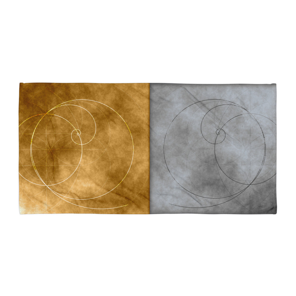 Golden Spiral Glow Towel